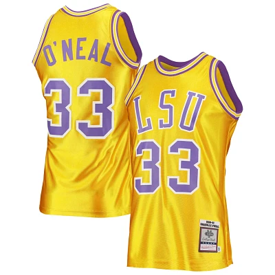 Mitchell  Ness Shaquille O'Neal LSU Tigers 1990/91 Authentic Throwback College Jersey