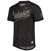 Nike /Gold Vanderbilt Commodores Pinstripe Replica Full-Button Baseball Jersey