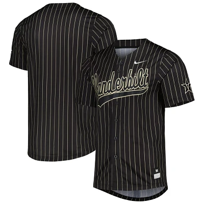 Nike /Gold Vanderbilt Commodores Pinstripe Replica Full-Button Baseball Jersey