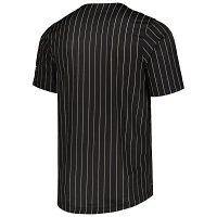 Nike /Gold Vanderbilt Commodores Pinstripe Replica Full-Button Baseball Jersey