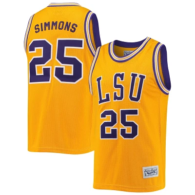 Original Retro Brand Ben Simmons LSU Tigers Commemorative Classic Basketball Jersey