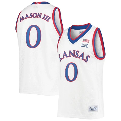 Original Retro Brand Frank Mason III Kansas Jayhawks Commemorative Classic Basketball Jersey