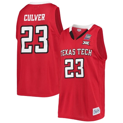 Original Retro Brand Jarrett Culver Texas Tech Raiders Alumni Commemorative Replica Basketball Jersey