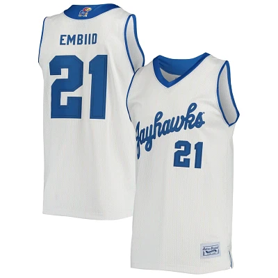 Original Retro Brand Joel Embiid Kansas Jayhawks Alumni Commemorative Classic Basketball Jersey                                 