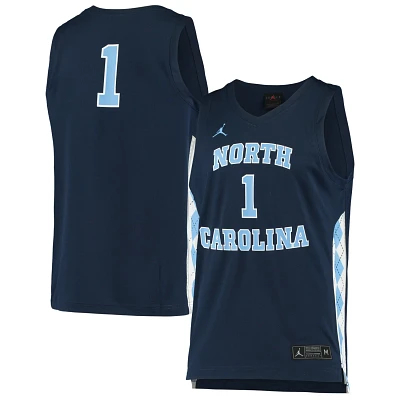 Unisex Jordan Brand 1 North Carolina Tar Heels Replica Basketball Jersey