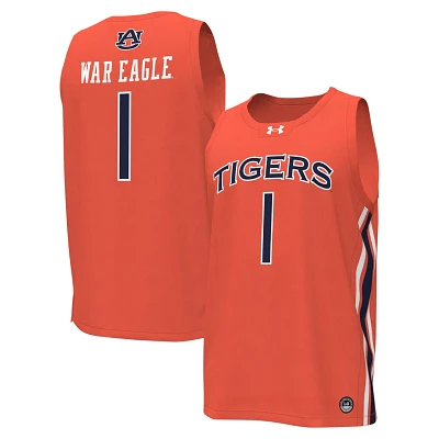 Youth Under Armour 1 Auburn Tigers Replica Basketball Jersey