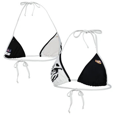 G-III 4Her by Carl Banks /White LSU Tigers Play Action Bikini Top