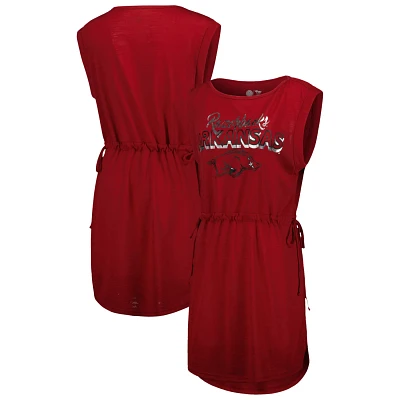 G-III 4Her by Carl Banks Arkansas Razorbacks GOAT Swimsuit Cover-Up Dress