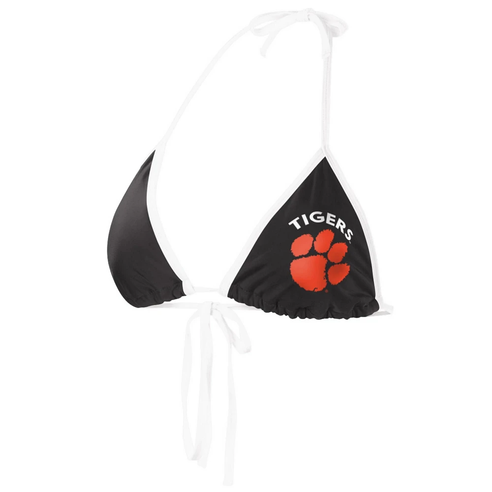 G-III 4Her by Carl Banks Clemson Tigers Perfect Match Bikini Top