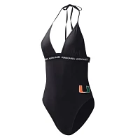 G-III 4Her by Carl Banks Miami Hurricanes Full Count One-Piece Swimsuit