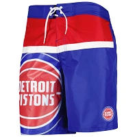 G-III Sports by Carl Banks Detroit Pistons Sea Wind Swim Trunks