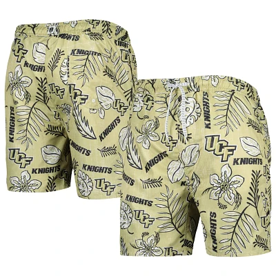 Wes  Willy UCF Knights Vintage Floral Swim Trunks