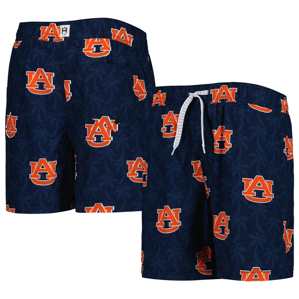 Youth Wes  Willy Auburn Tigers Palm Tree Swim Shorts