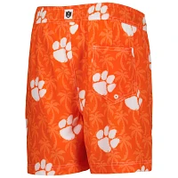 Youth Wes  Willy Clemson Tigers Palm Tree Swim Shorts                                                                           