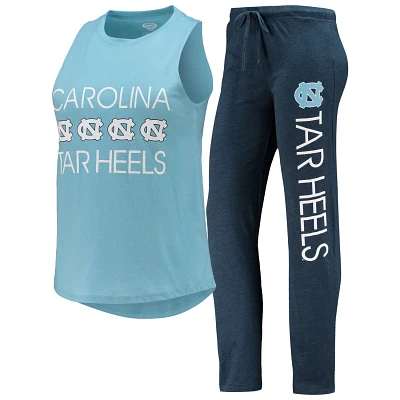 Concepts Sport /Carolina Blue North Carolina Tar Heels Tank Top  Pants Sleep Set