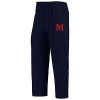 Concepts Sport /Heathered Charcoal Ole Miss Rebels Meter Long Sleeve T-Shirt  Pants Sleep Set                                   