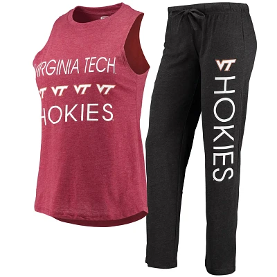 Concepts Sport /Maroon Virginia Tech Hokies Tank Top  Pants Sleep Set