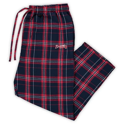 Concepts Sport /Red Atlanta Braves Big  Tall Flannel Pants