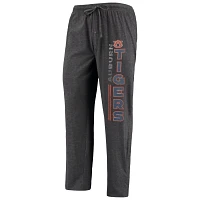 Concepts Sport Heathered Charcoal/ Auburn Tigers Meter T-Shirt  Pants Sleep Set
