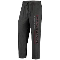 Concepts Sport Heathered Charcoal/Cardinal Arkansas Razorbacks Meter T-Shirt  Pants Sleep Set