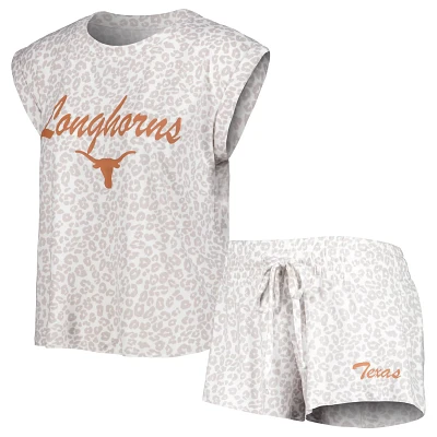 Concepts Sport Texas Longhorns Montana T-Shirt  Shorts Sleep Set                                                                