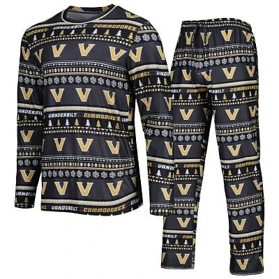 Concepts Sport Vanderbilt Commodores Swivel Long Sleeve T-Shirt  Pants Sleep Set