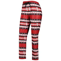 FOCO Oklahoma Sooners Ugly Long Sleeve T-Shirt  Pajama Pants Sleep Set