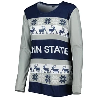FOCO Penn State Nittany Lions Ugly Long Sleeve T-Shirt  Pajama Pants Sleep Set                                                  