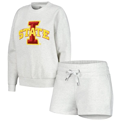 Gameday Couture Iowa State Cyclones Team Effort Pullover Sweatshirt  Shorts Sleep Set