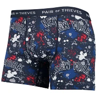 Pair of Thieves /Blue New York Yankees Super Fit 2-Pack Boxer Briefs Set