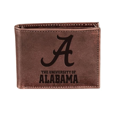 Alabama Crimson Tide Bifold Leather Wallet                                                                                      