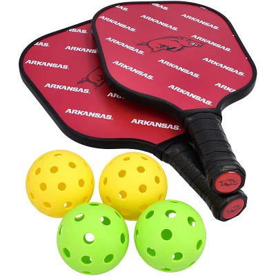 Arkansas Razorbacks Pickleball Paddle Set                                                                                       