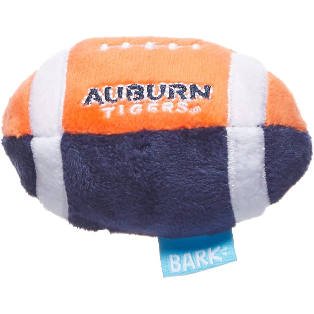 BARK Auburn Tigers Fetchin' Small Football Dog Toy                                                                              