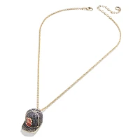 BaubleBar Boston Sox Baseball Hat Charm Necklace                                                                                