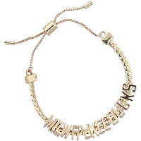 BaubleBar Milwaukee Bucks Pull-Tie Bracelet                                                                                     