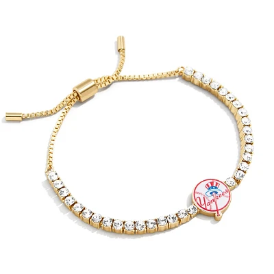 BaubleBar New York Yankees Pull-Tie Tennis Bracelet                                                                             