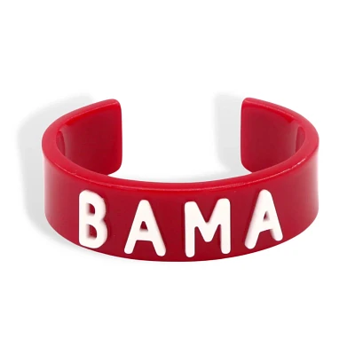 Brianna Cannon Alabama Tide Wordmark Cuff Bracelet                                                                              