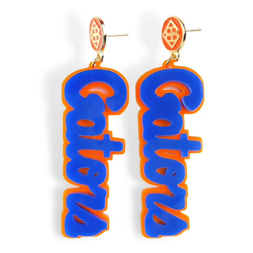 Brianna Cannon Florida Gators Large Word Earrings                                                                               