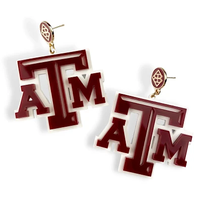 Brianna Cannon Texas AM Aggies Large Logo Earrings