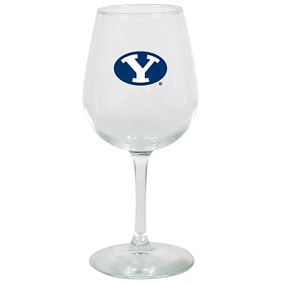 BYU Cougars 12oz Stemmed Wine Glass                                                                                             