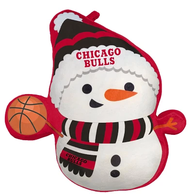 Chicago Bulls Holiday Snowman Plushlete Pillow                                                                                  