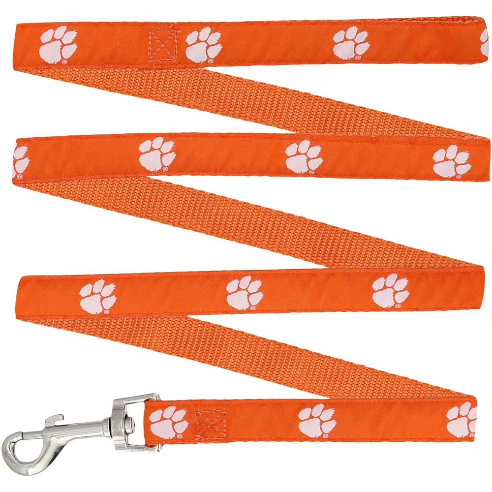 Clemson Tigers 4' Narrow Dog Leash                                                                                              