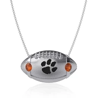 Dayna Designs Clemson Tigers Football Necklace                                                                                  