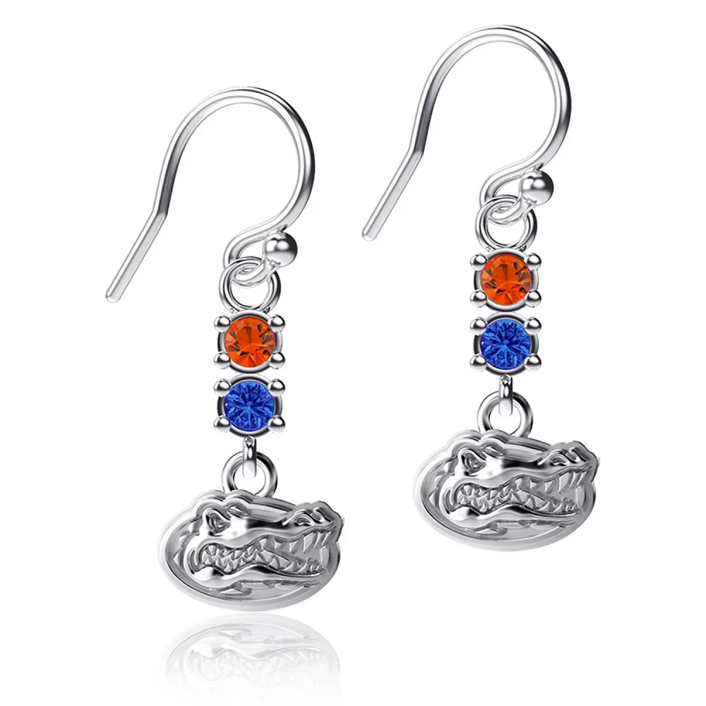 Dayna Designs Florida Gators Dangle Crystal Earrings                                                                            