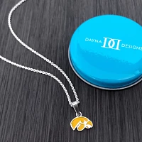 Dayna Designs Iowa Hawkeyes Enamel Small Pendant Necklace                                                                       