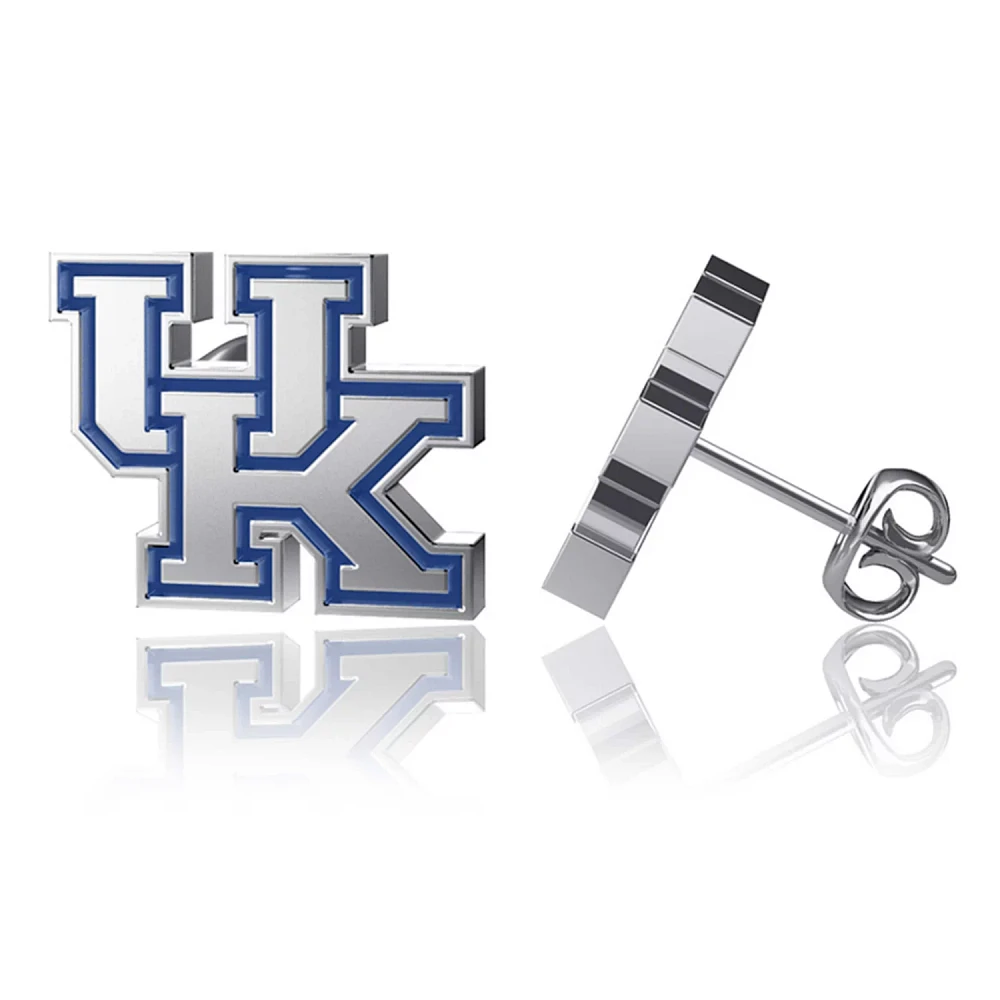 Dayna Designs Kentucky Wildcats Enamel Post Earrings                                                                            