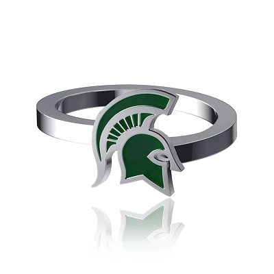 Dayna Designs Michigan State Spartans Bypass Enamel Ring                                                                        