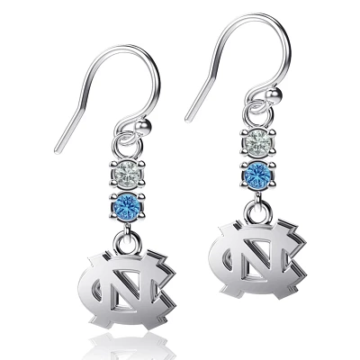 Dayna Designs North Carolina Tar Heels Dangle Crystal Earrings                                                                  