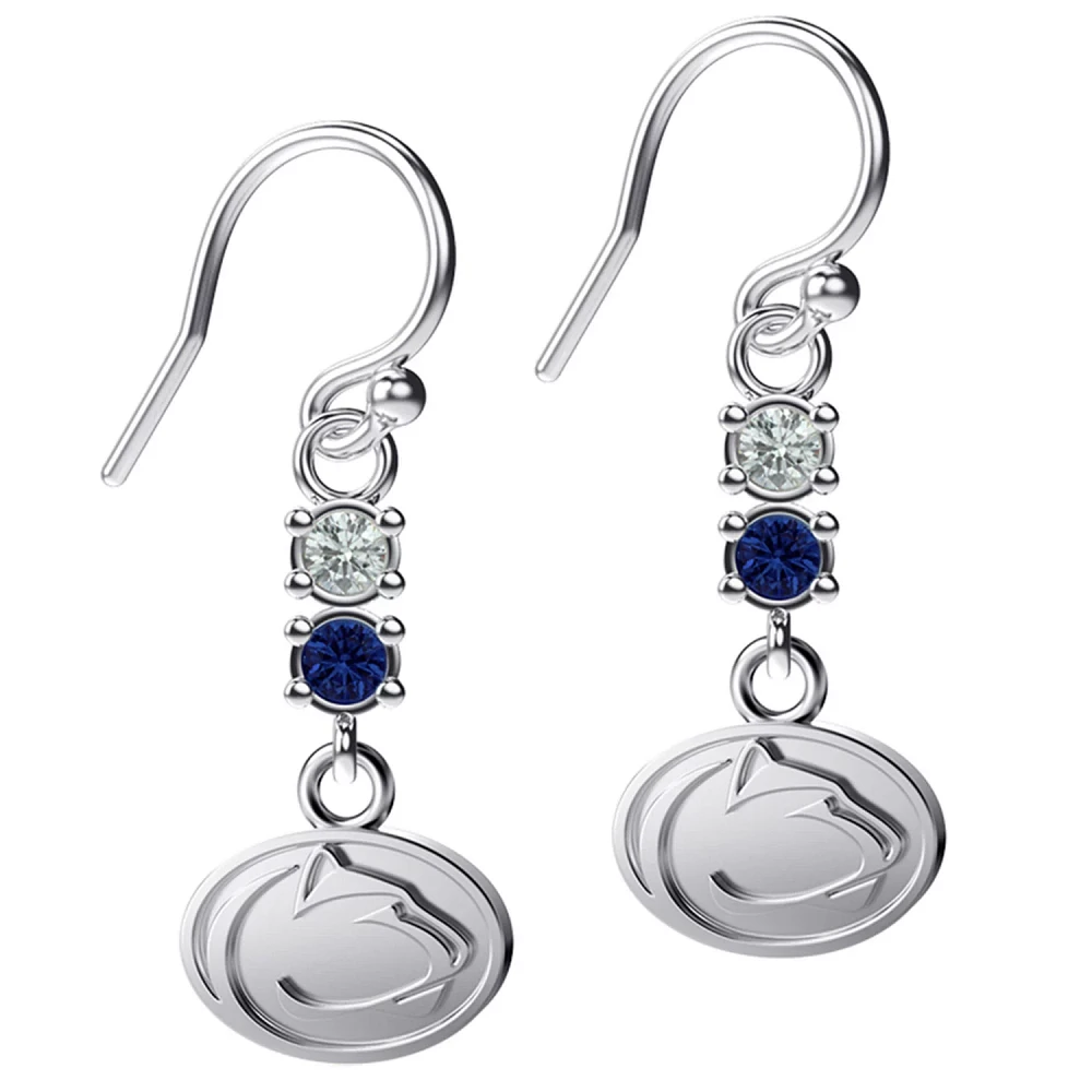 Dayna Designs Penn State Nittany Lions Dangle Crystal Earrings                                                                  