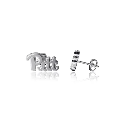 Dayna Designs Pitt Panthers Team Logo Post Earrings                                                                             